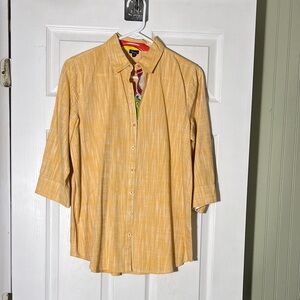 Yellow Button Down Shirt